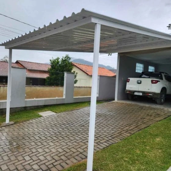 Cobertura de Telha Metálica Simples em Porto Ferreira SP — Cobertura com estrutura metálica reforçada